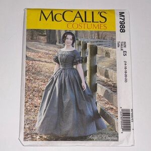 McCall's M7988 costume pattern Angela Clayton Victorian Dress Cosplay